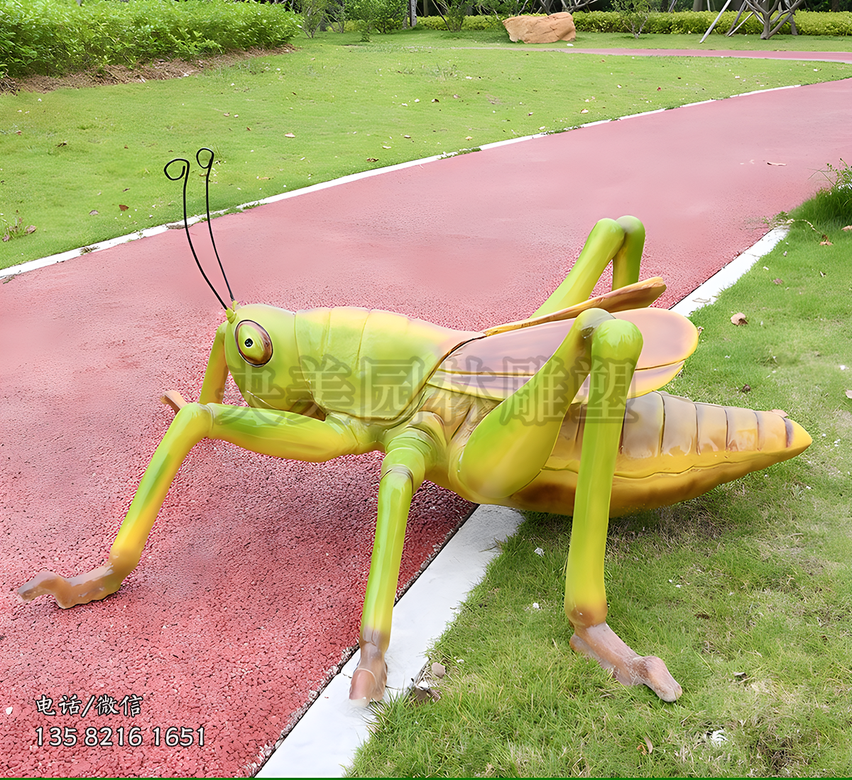 蝗蟲雕塑玻璃鋼雕塑