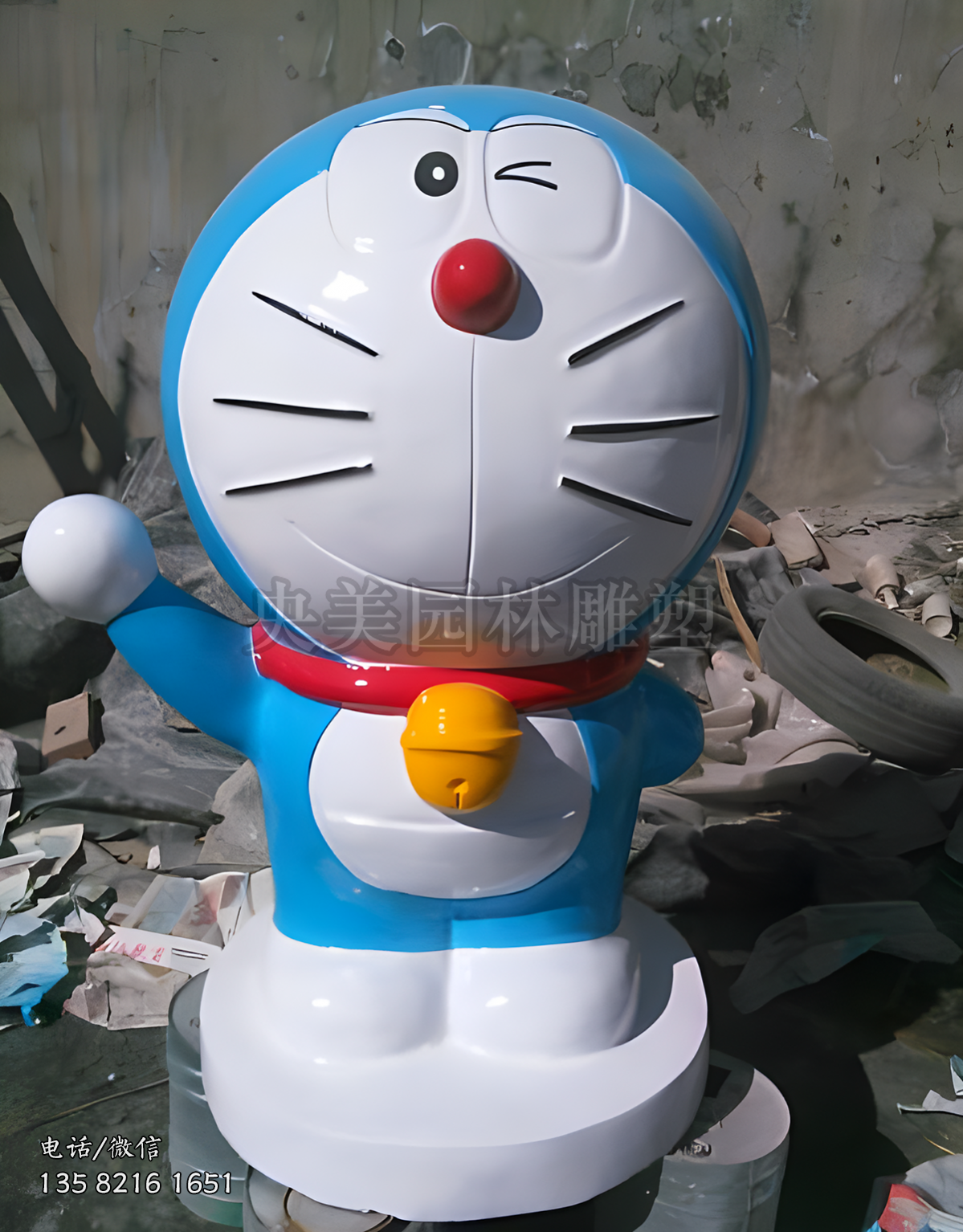 哆啦A夢(mèng)玻璃鋼雕塑