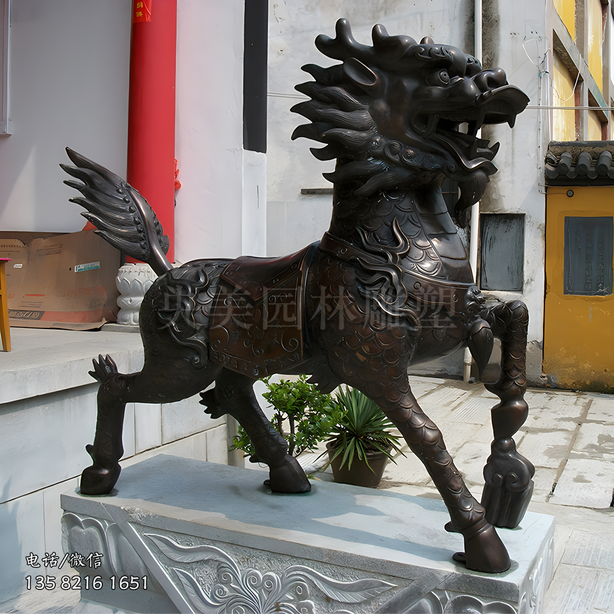 瑞獸麒麟祥瑞動(dòng)物雕塑