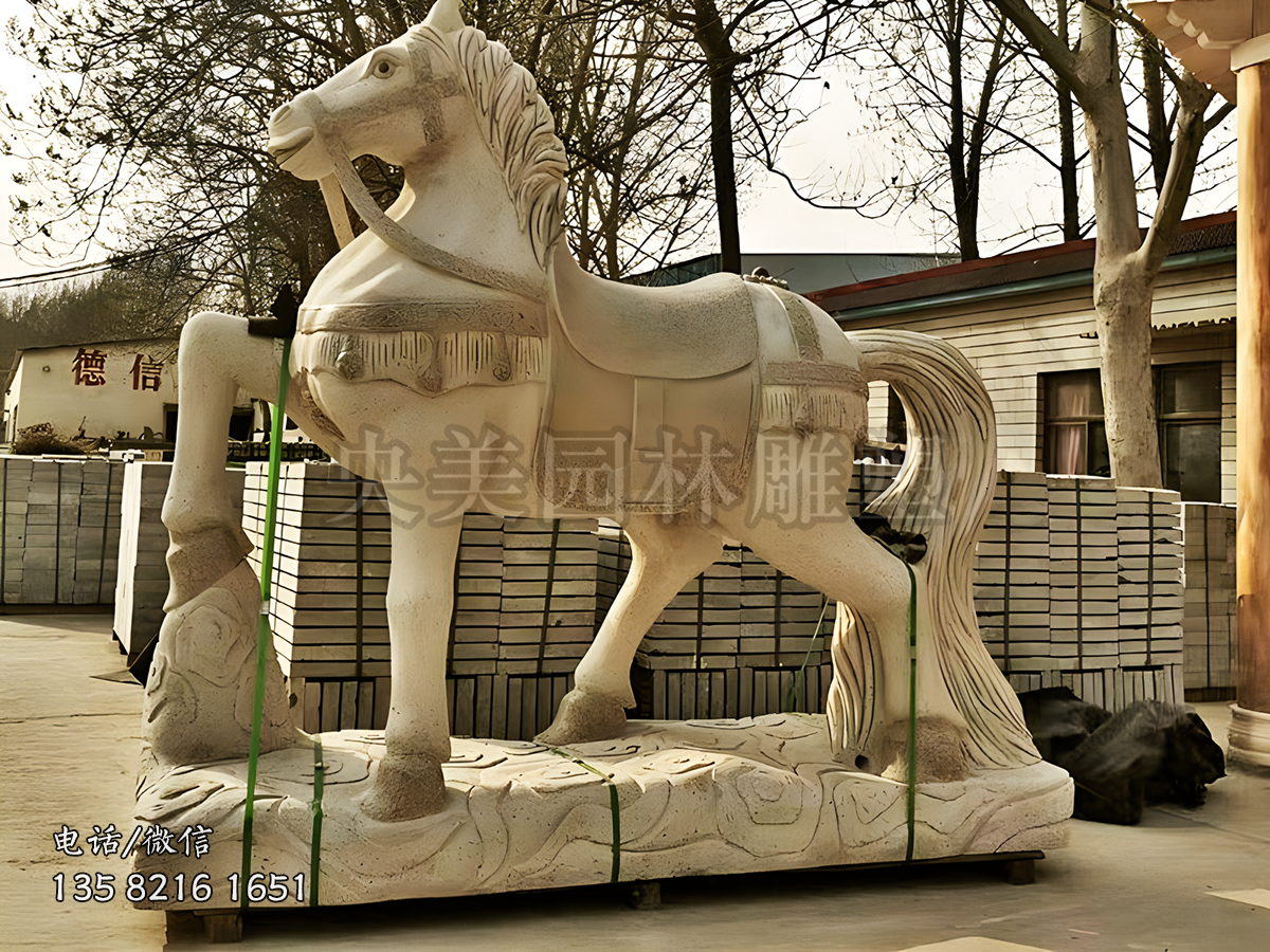 戰(zhàn)馬石雕