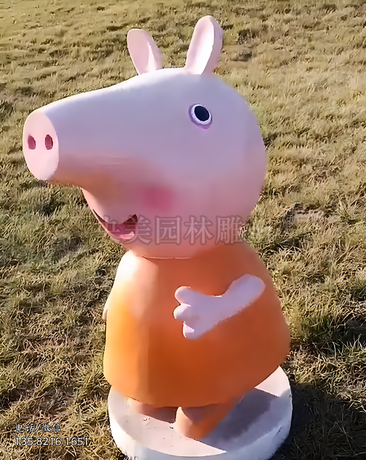 小豬佩奇系列雕塑