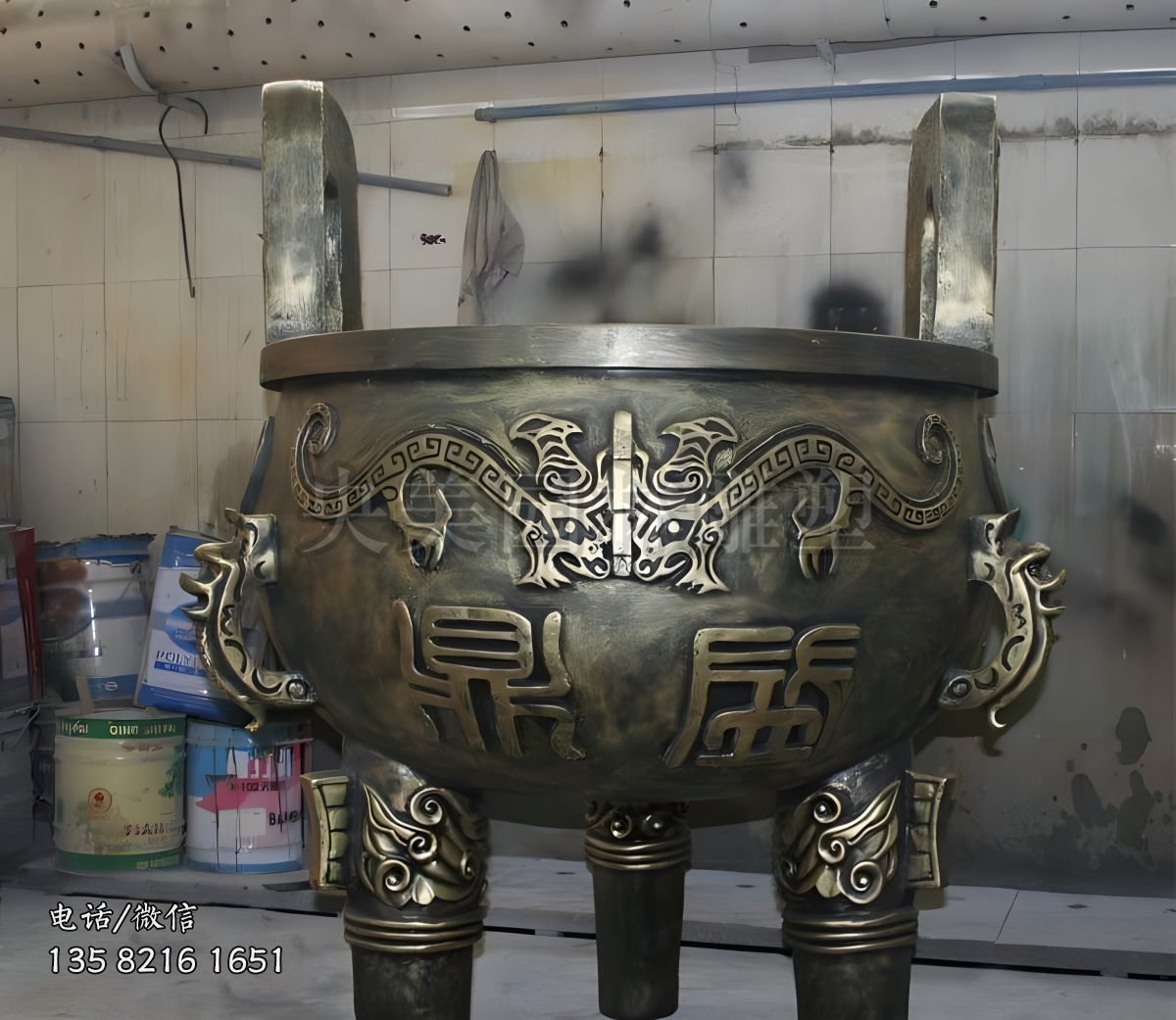 鼎盛銅雕鼎