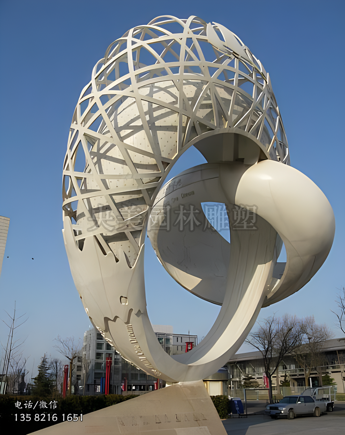 創(chuàng)意圓環(huán)戒指雕塑